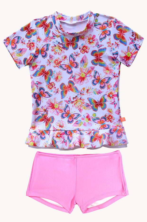 Girls Miss Aloha Suntop Set