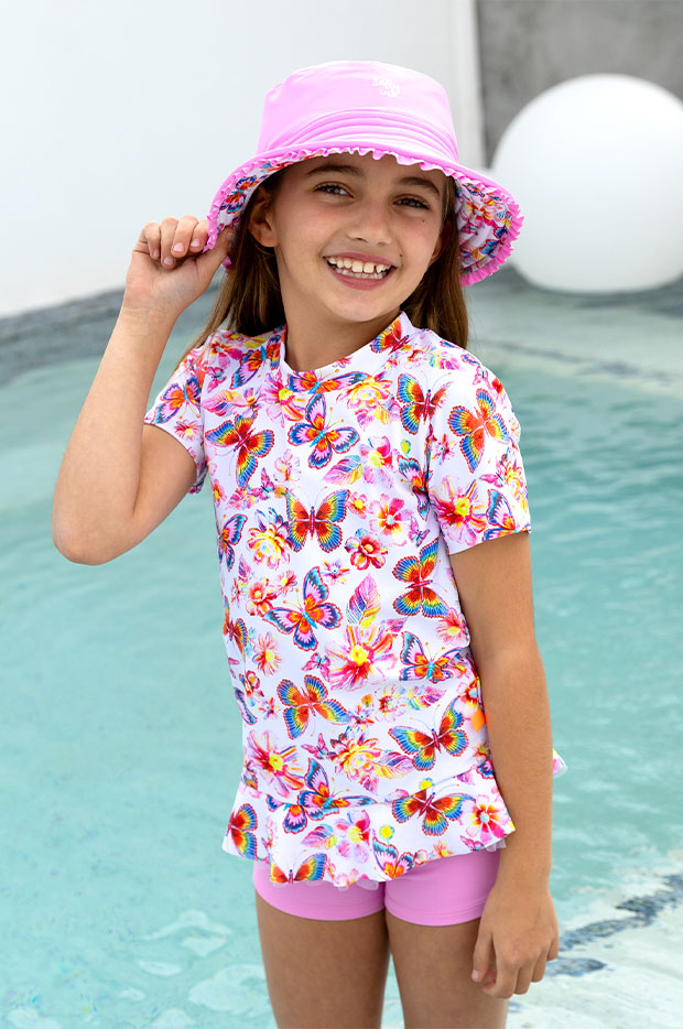 Girls Miss Aloha Suntop Set