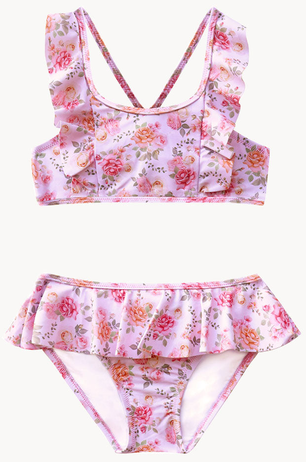 Girls Miss Rosie Frill Crop Set