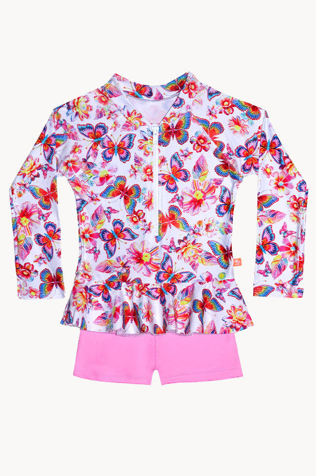 Girls Miss Aloha Boyleg Sunsuit