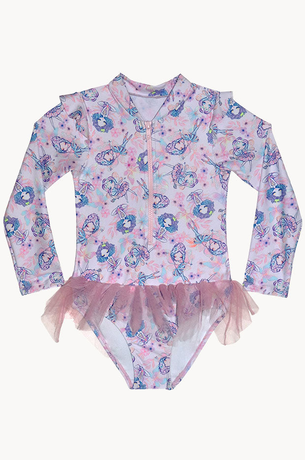 Girls Miss Fairy Tuille Sunsuit