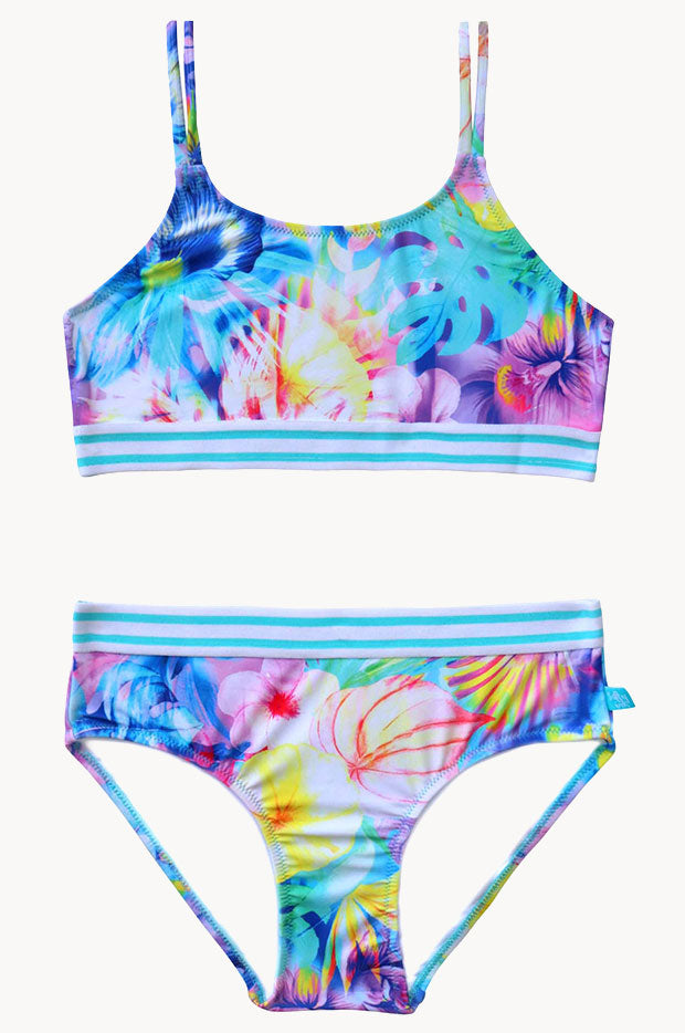 Girls Tropical Haze Crop Set