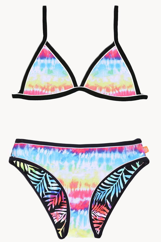 Girls Vivad Jungle Reversible Tri Set