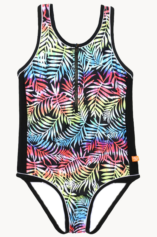 Girls Vivad Jungle Zip One Piece