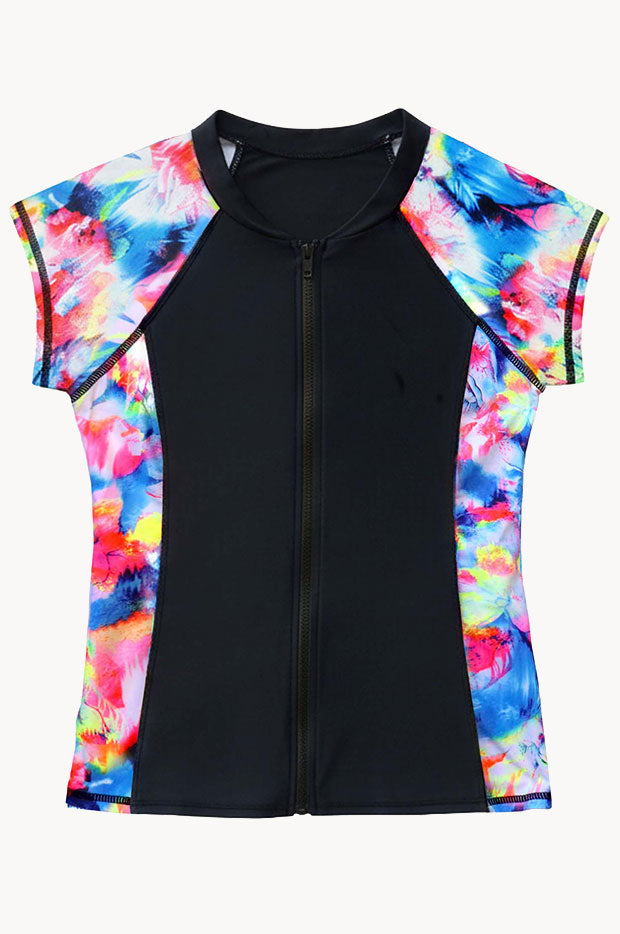 Summer Sunset Short Sleeve Suntop