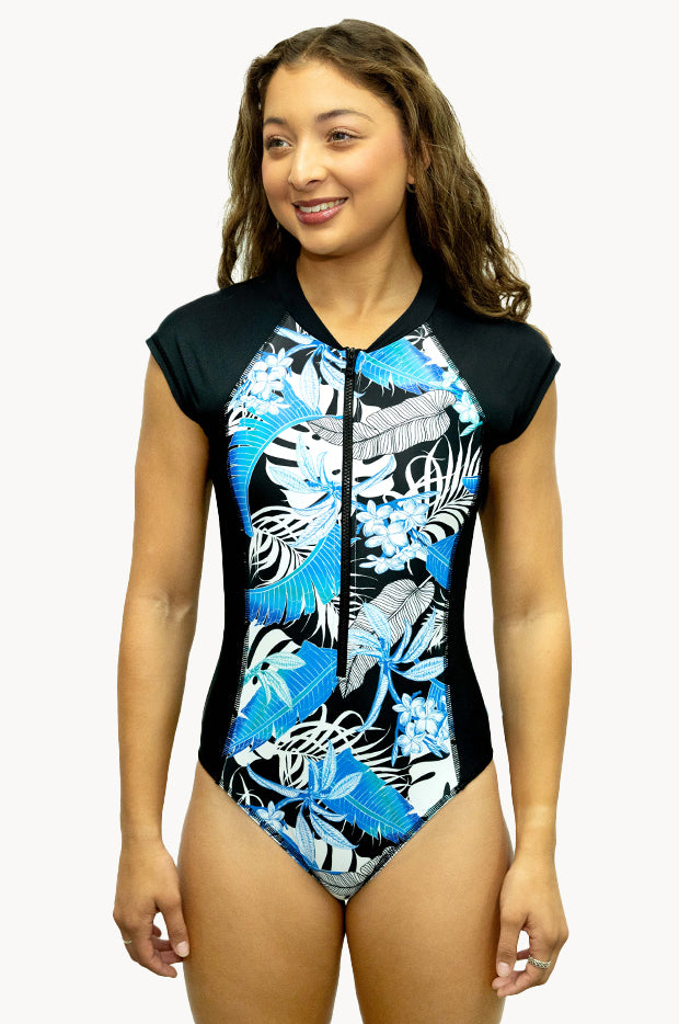 Kailani Reef Short Sleeve Sunsuit