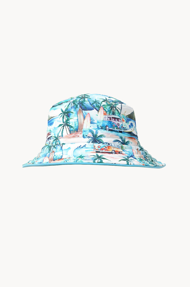 Boys Coastal Camper Reversible Sunhat