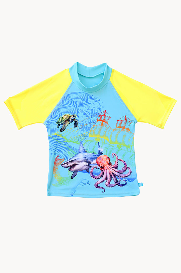 Boys Marina Mirage Short Sleeve Suntop