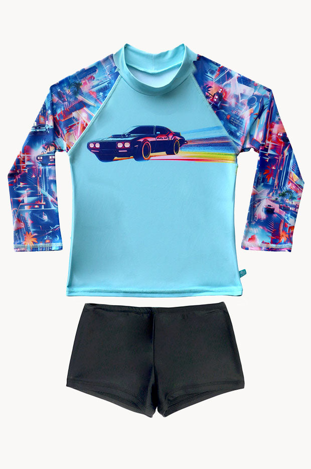 Boys Arcade Long Sleeve Suntop Set