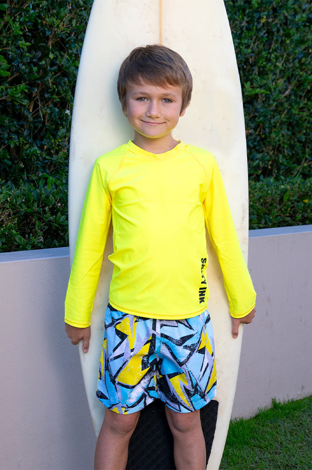 Boys Teen Long Sleeve Suntop