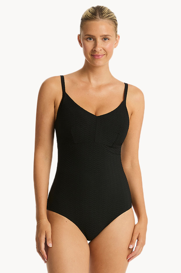 Honeycomb DD/E Cup Bralette One Piece