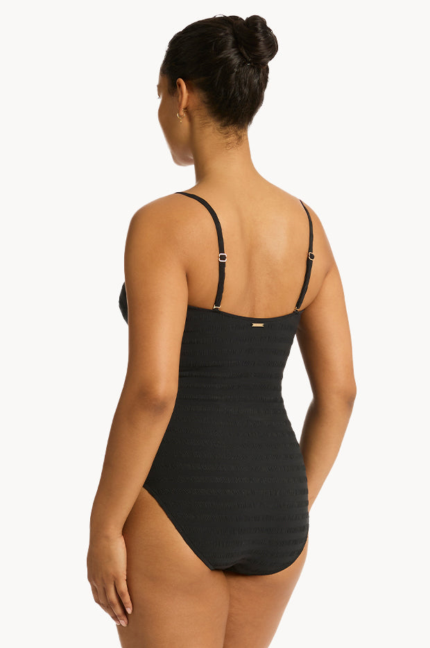 Palisades Vee Bandeau One Piece