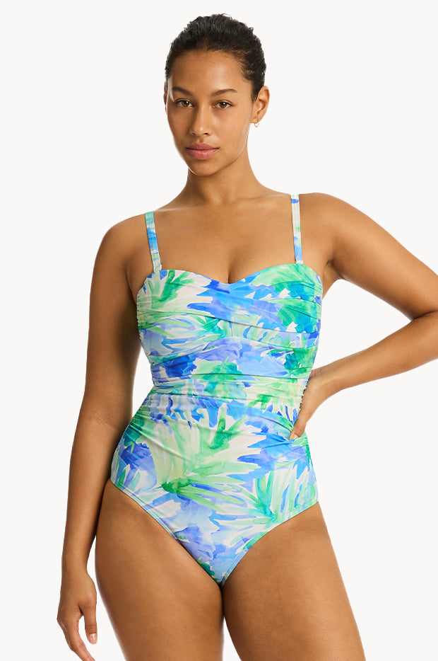 Key Largo Twist Bandeau One Piece