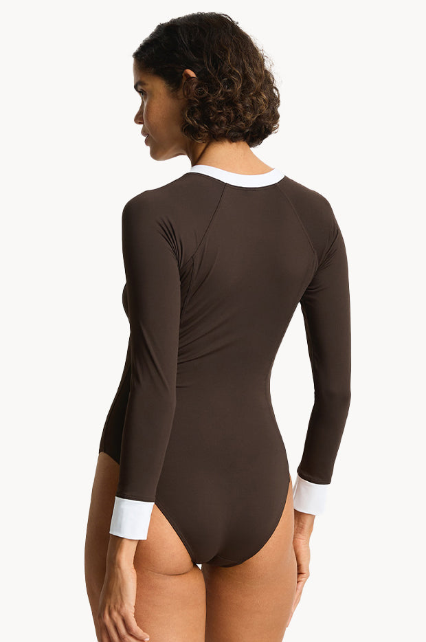 De Luxe Long Sleeve Sunsuit