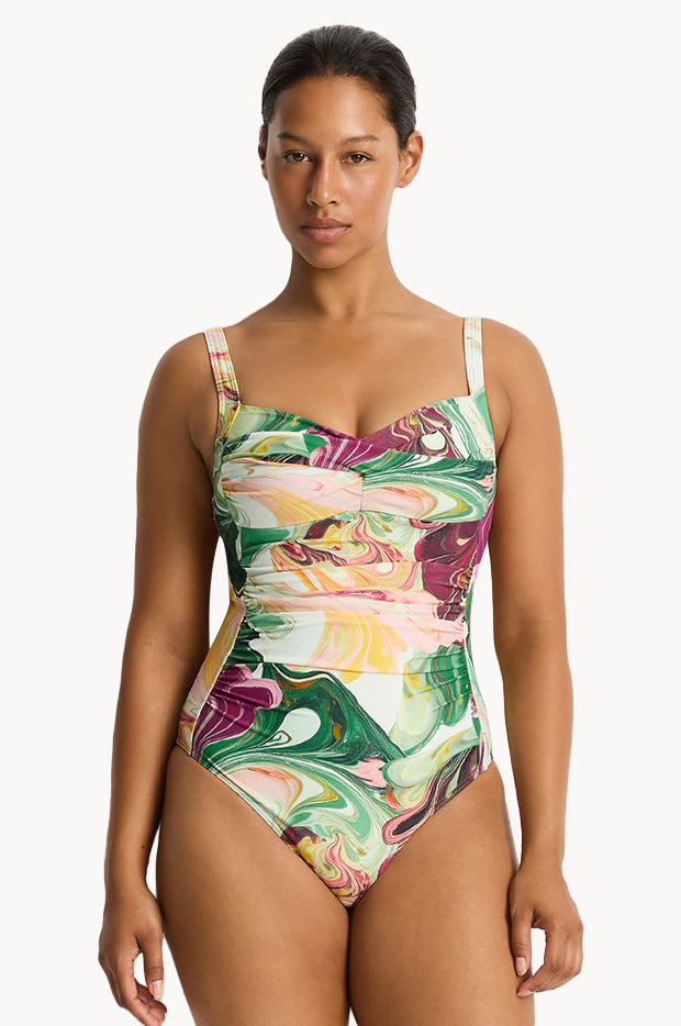 Abyss Twist Front One Piece