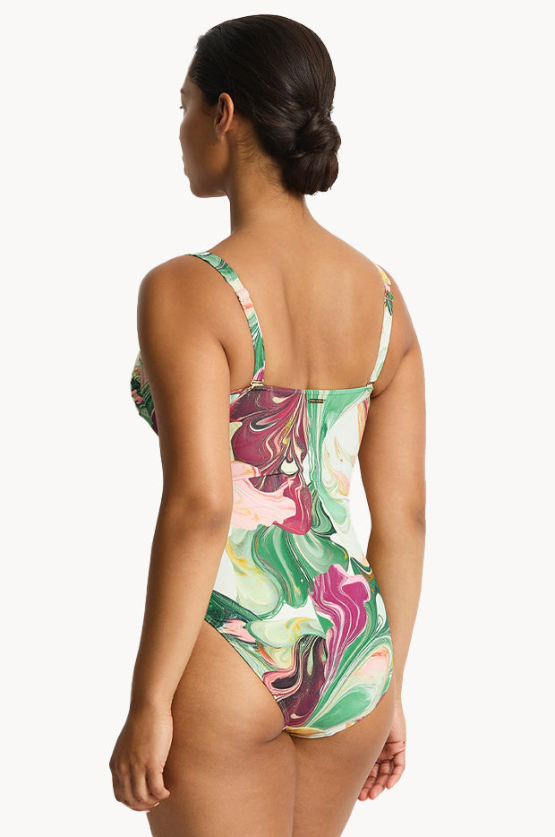 Abyss Twist Front One Piece