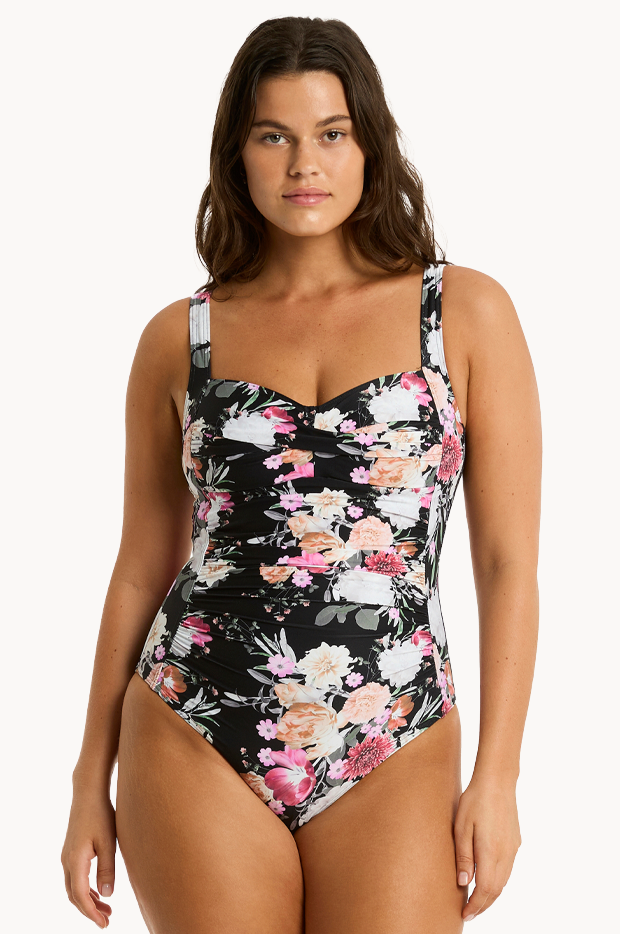 Belle Twist Front One Piece