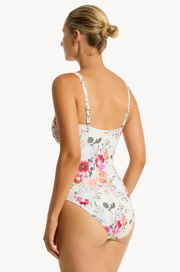 Belle Twist Front One Piece