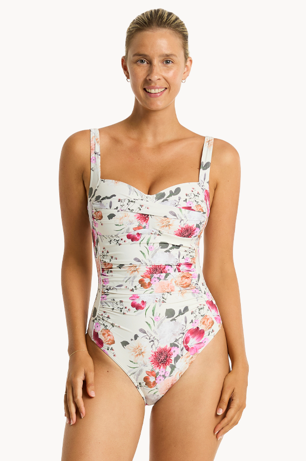 Belle Twist Front One Piece