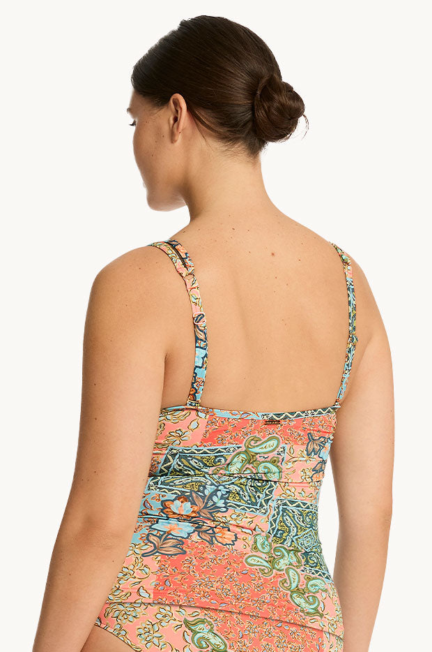 Java Spliced Longline Tri Tankini Separate
