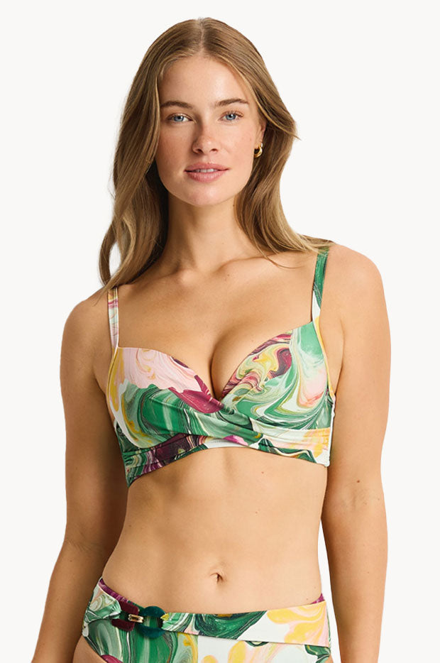 Abyss D/DD Cup Cross Front Bra