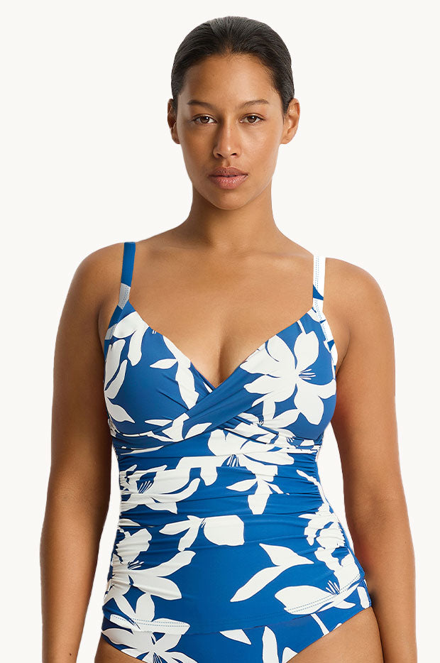 Leilana Cross Front Scoop Back Tankini Separate