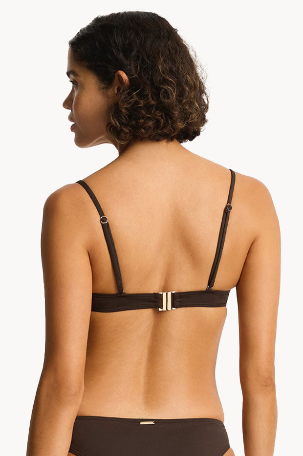 De Luxe Ruched Balconette