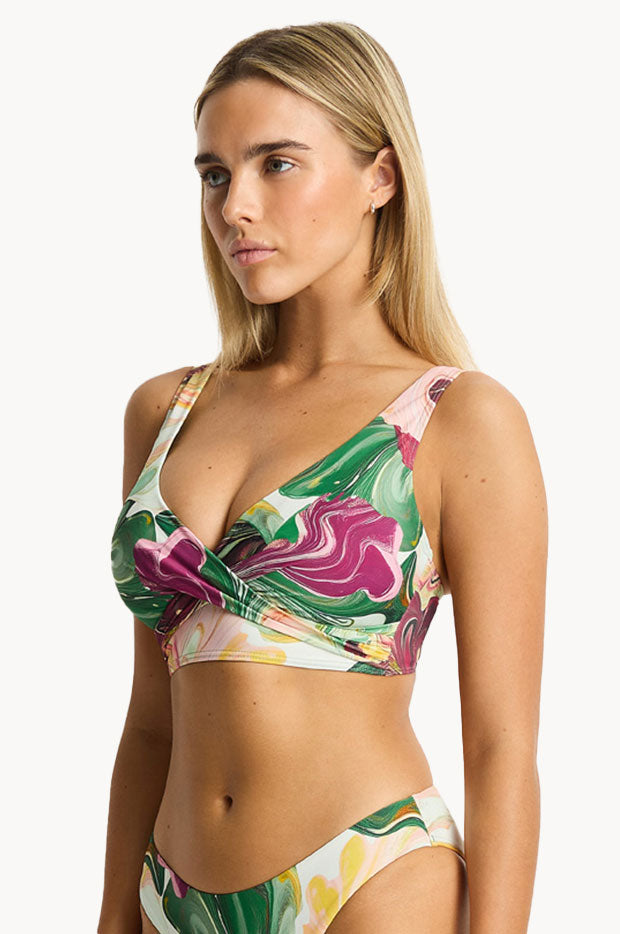 Abyss Cross Front Bra