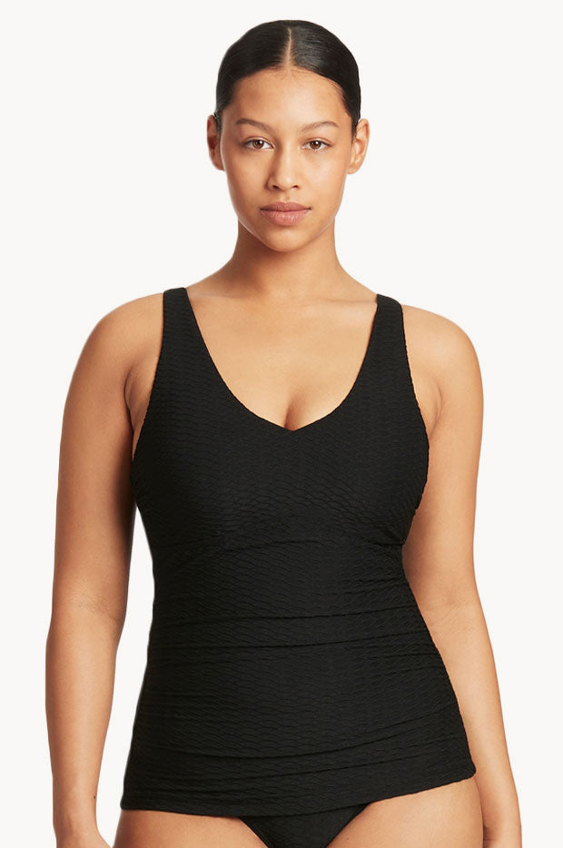Honeycomb Mid Bikini Pant main image 1