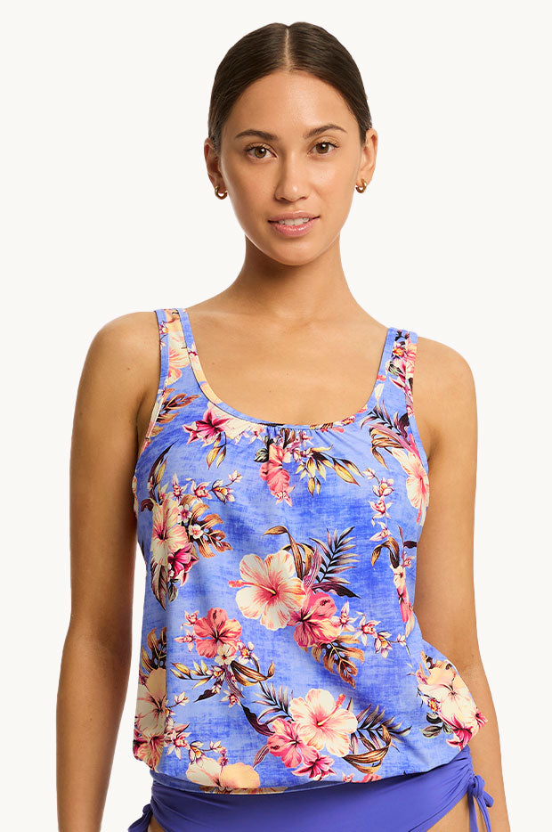 Blue Hawaii Blouson Tankini Separate