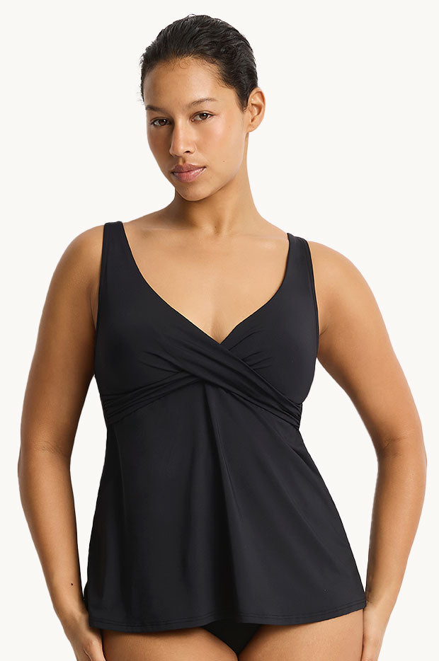 Eco Essentials Cross Front Swing Tankini Separate