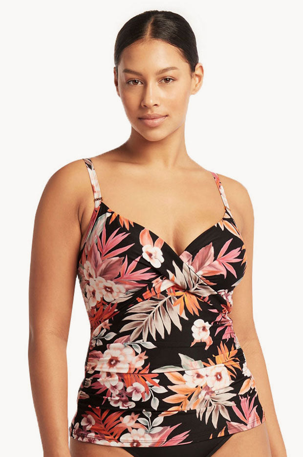 Escape DD/E Cup Twist Front Tankini Separate