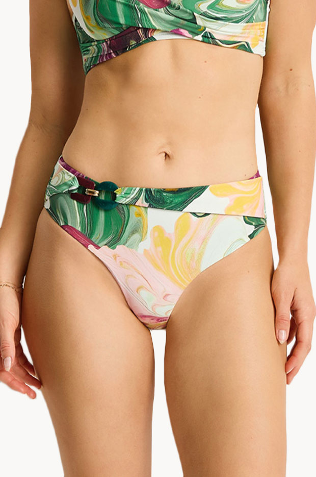 Abyss Belted Mid Bikini Pant
