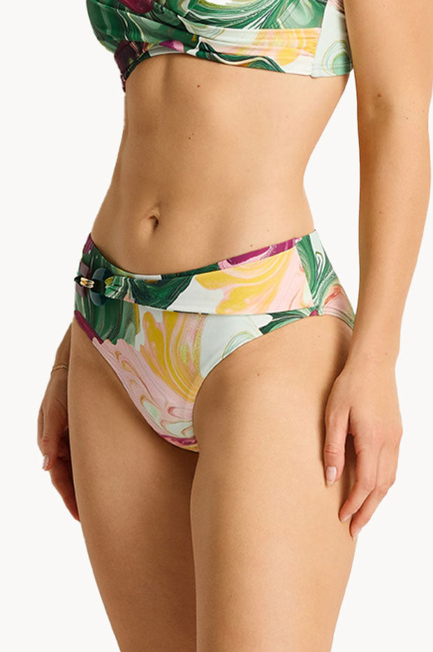 Abyss Belted Mid Bikini Pant