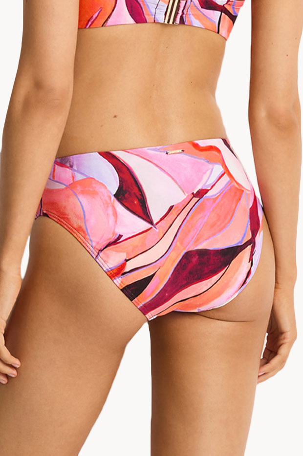 Neon Wave Mid Bikini Pant