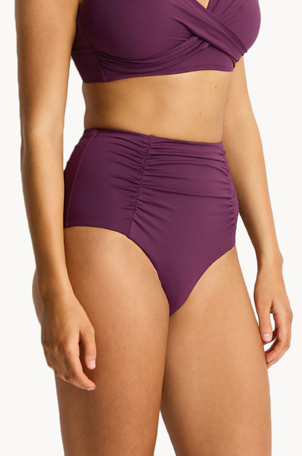Eco Essentials Super High Waist Gathered Pant