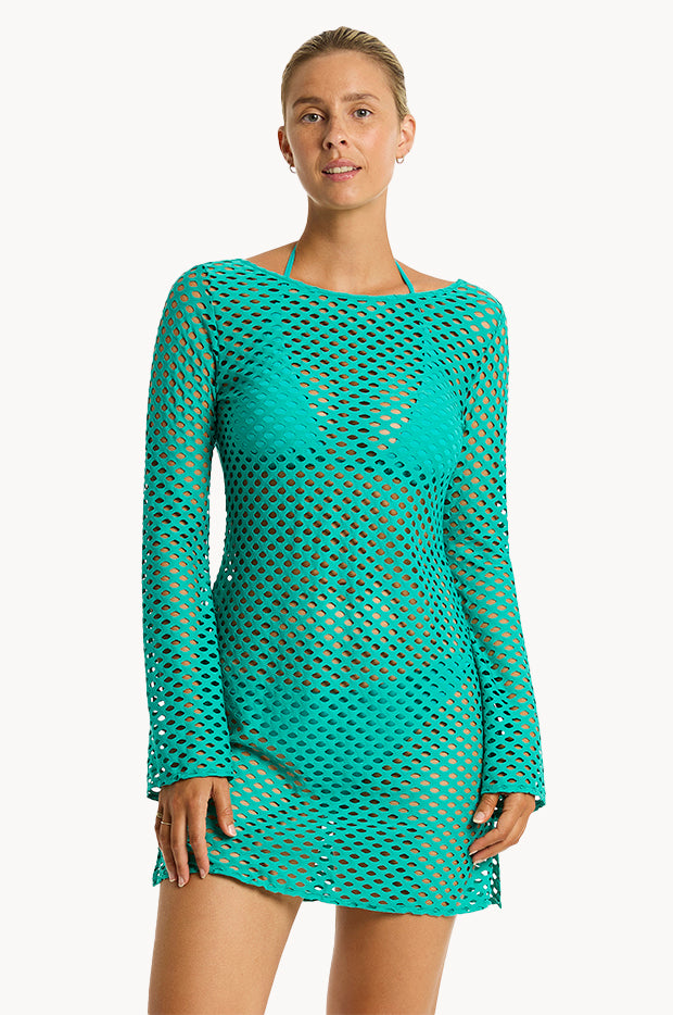 Castaway Mesh Cover Up