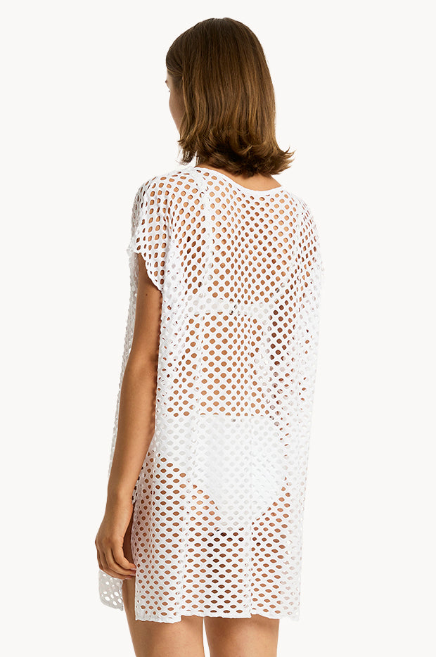 Sea Level Castaway Kaftan White Swimwear Galore AU