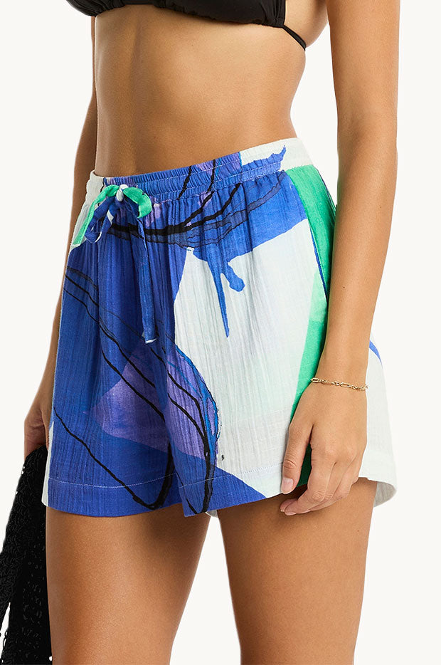 Sea Level Sublime Aloha Short Cobalt Swimwear Galore AU
