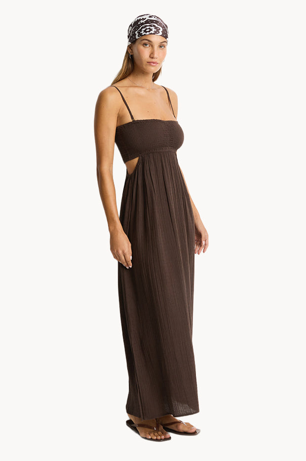 Sunset Cutaway Bandeau Dress