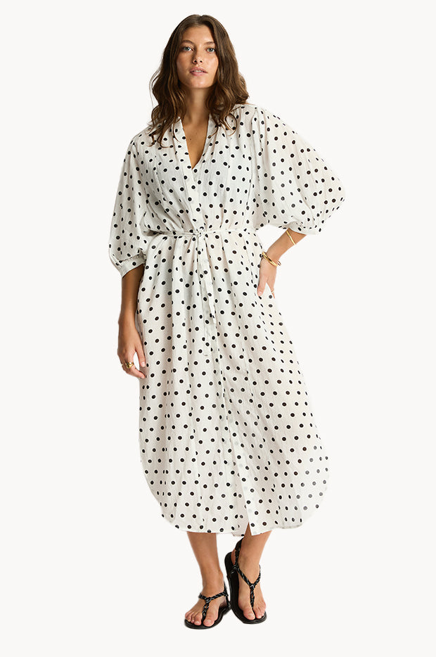 Dottie Boho Long Shirt Dress