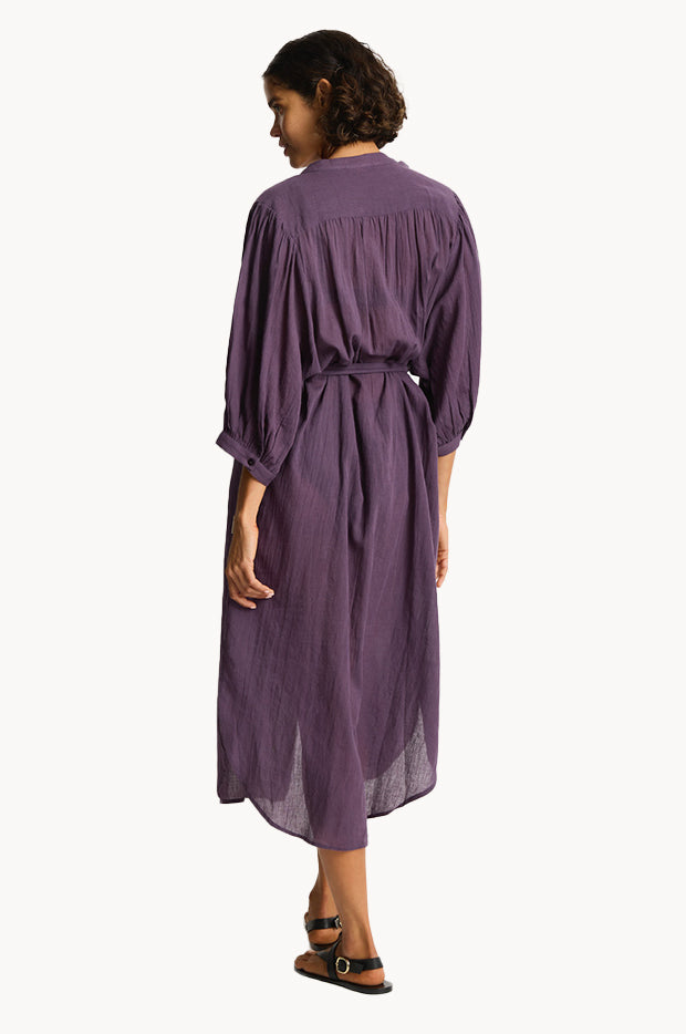 Salt Boho Long Shirt Dress