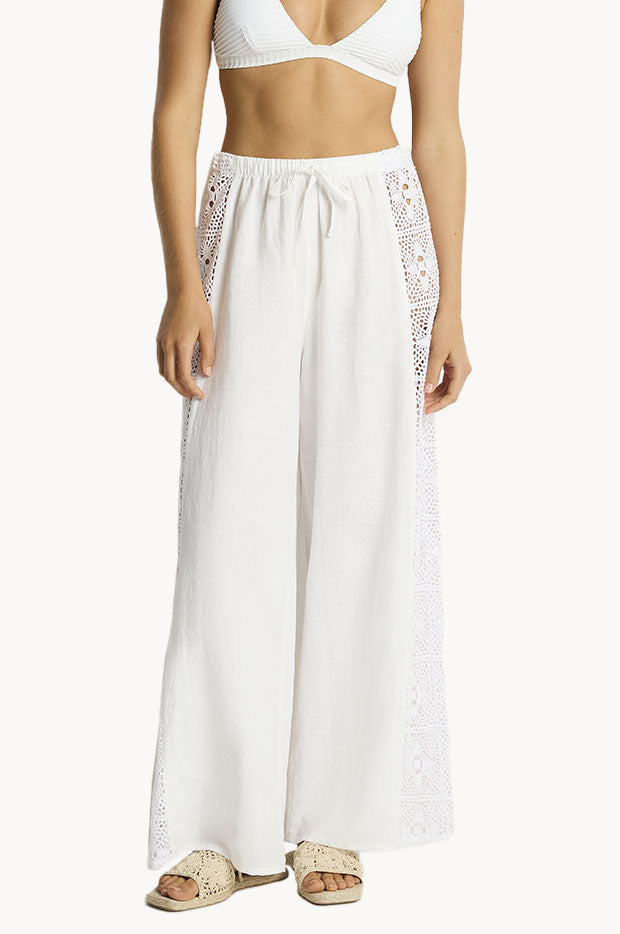 Shore Linen Panelled Beach Pant