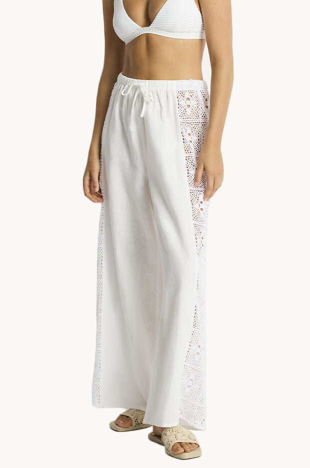 Shore Linen Panelled Beach Pant