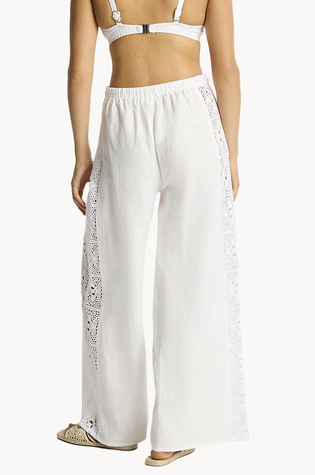 Shore Linen Panelled Beach Pant
