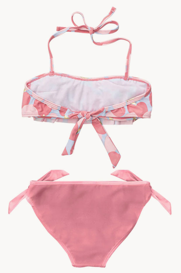 Girls Apple Love Frill Bikini Set