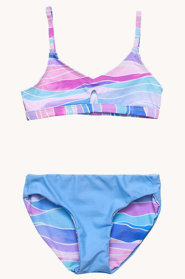 Girls Water Hues Crop Set