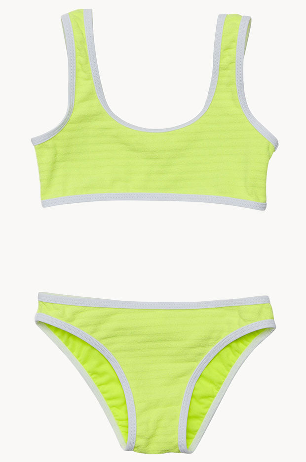 Girls Citron Zest Crop Set