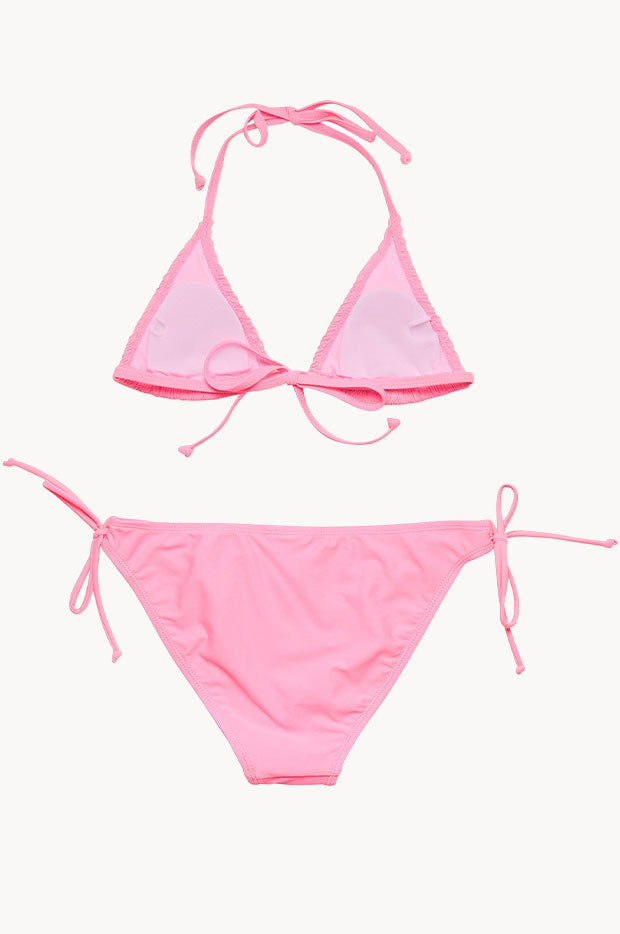 Girls Shirred Tri Set