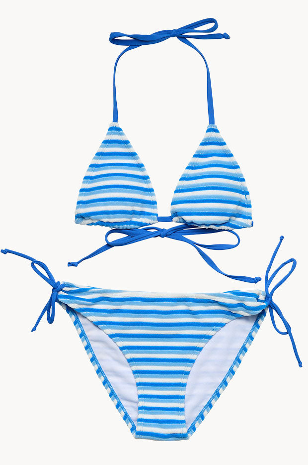 Girls Surfside Stripes Tri Set